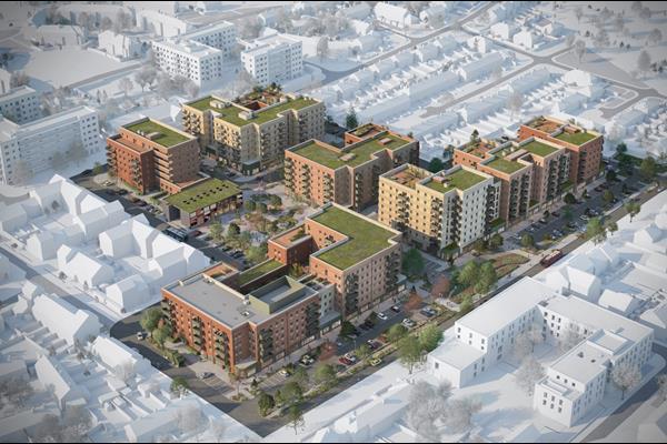 Collado Collins submits proposals for 481-home regeneration of east ...